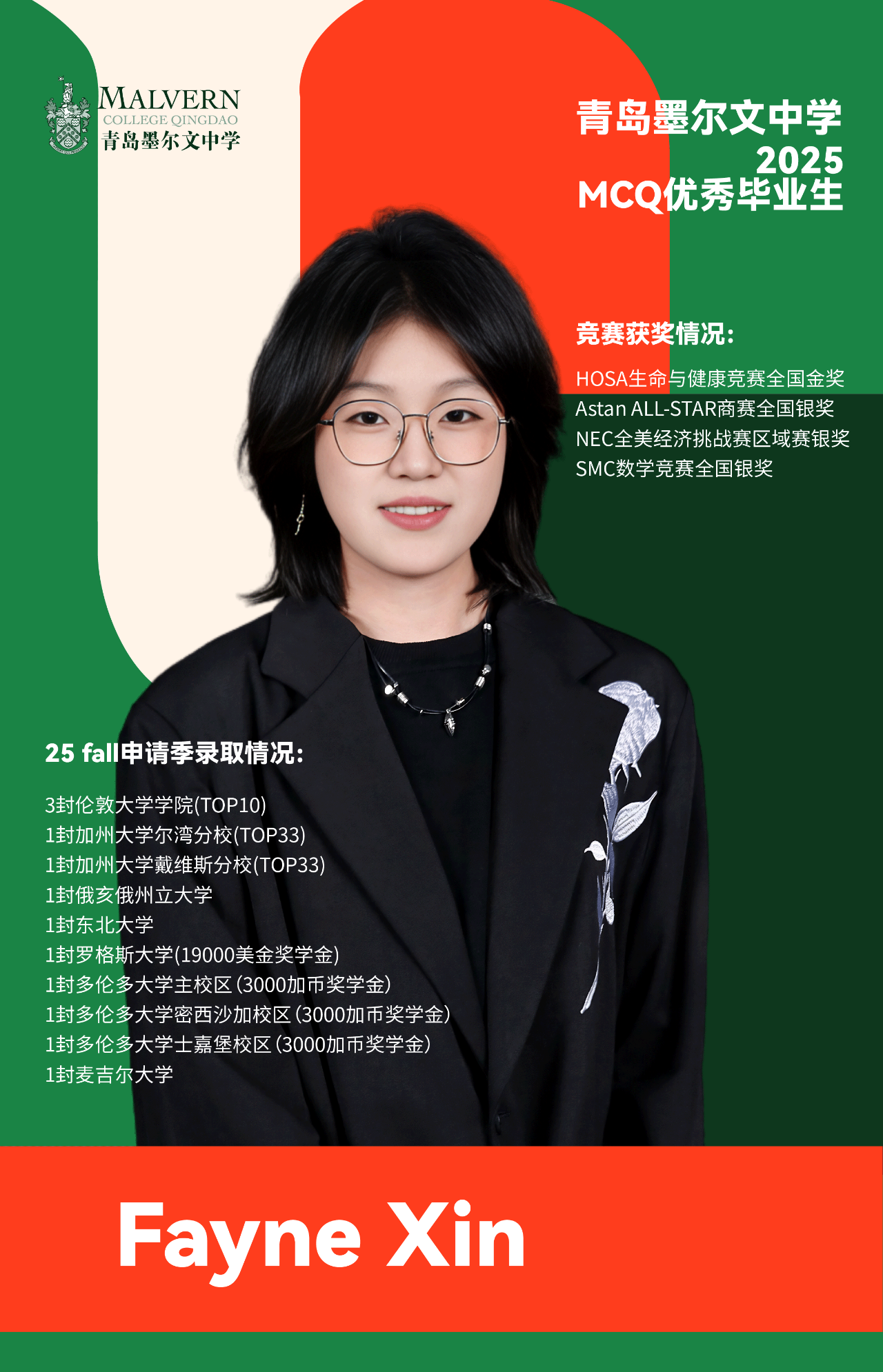 專訪｜狂攬12封世界名校OFFER、18w+獎(jiǎng)學(xué)金，轉(zhuǎn)軌成功的她有話說(shuō)！