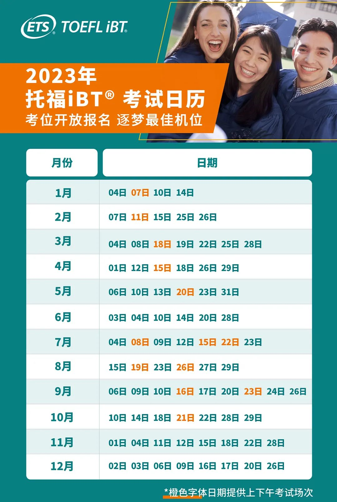 浙江2023年托?？荚嚂r(shí)間