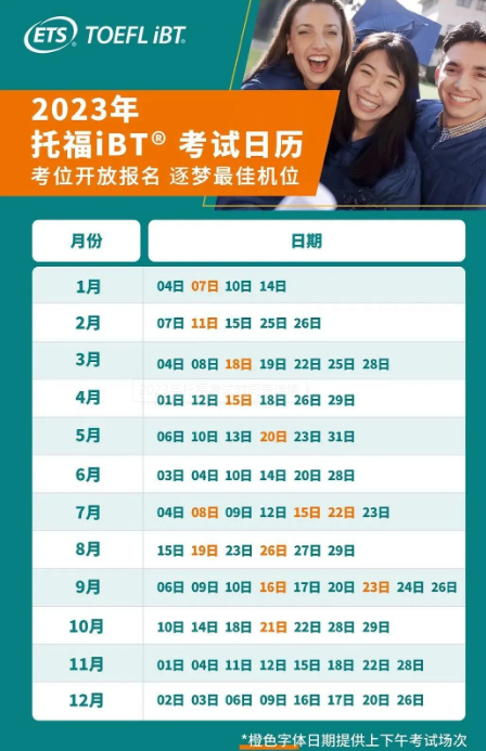 2023年浙江7月托?？荚嚂r(shí)間